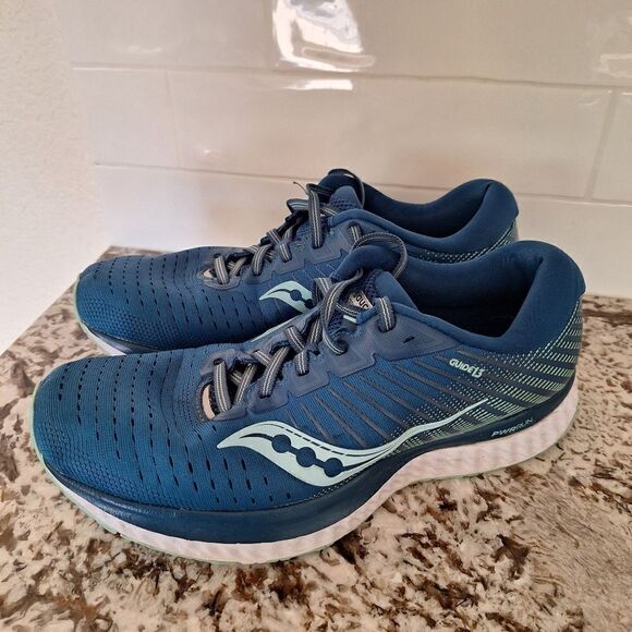 Saucony Guide  13 running blue sneakers size 10.5 - Picture 4 of 8